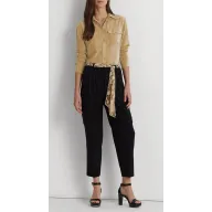 Camisa de crepé de mujer Ralph Lauren