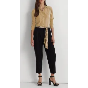 Camisa de crepé de mujer Ralph Lauren