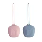 Caja de almacenamiento para chupetes de silicona, 2 piezas.