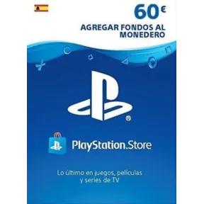 Saldo PSN: 60 euros para tus juegos favoritos.