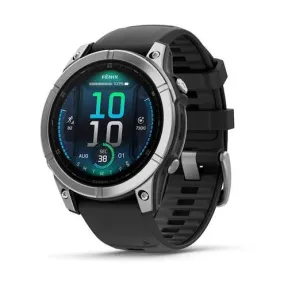 Smartwatch Garmin Fenix E Acero Negro - Bluetooth y Wi-Fi
