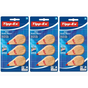 Cinta Correctora Mini Pocket Mouse x3 - Material Escolar 6m