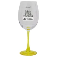 Copa de vino Más vino, menos drama - Mr. Wonderful 47 cl.