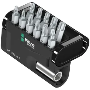 Set de 12 piezas Wera Bit-Check 12 Wood