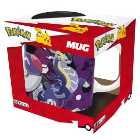 Taza Cerámica Pokémon Legendaria Escarlata y Morado 330 ml