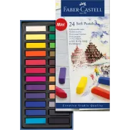 Tizas pastel suaves Faber-Castell 24 unidades Studio Quality
