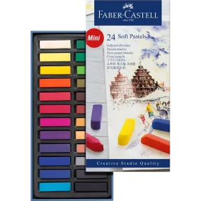 Tizas pastel suaves Faber-Castell 24 unidades Studio Quality