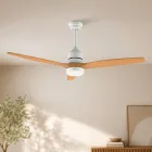 Ventilador de Techo EVVO V540 Wood con LED y Control Remoto