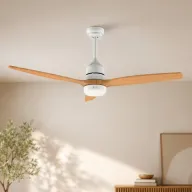 Ventilador de Techo EVVO V540 Wood con LED y Control Remoto