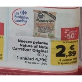 Nueces: 50% de descuento desde el 12 de mayo en la app