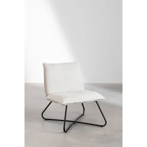 Sillón Jurney de borreguito acolchado