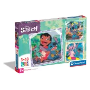 Puzzle Disney Stitch - 3 Supercolor de Clementoni
