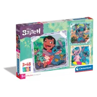 Puzzle Disney Stitch - 3 Supercolor de Clementoni