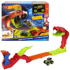 Derriba a la Serpiente con Hot Wheels Monster Trucks