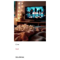 Cine Corte Inglés: 3x2 Exclusivo Online