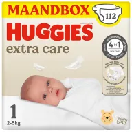 Pañales Huggies Baby Extra Care Talla 1, 224 unidades