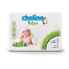 Pañales Infantiles Chelino Nature Talla 3 (4-10 kg) - 216 unidades
