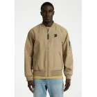 Sudadera beige con cremallera CHASIN DASH LUMEAIR