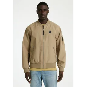 Sudadera beige con cremallera CHASIN DASH LUMEAIR
