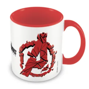 Taza con logo roto de Vengadores