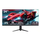 Monitor Gawfolk GF340B de 34", 4K, 165Hz, Negro, Ideal para Juegos