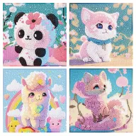 Kit de Pintura 5D de Animales para Niños y Adultos