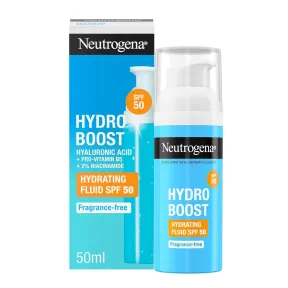 Fluido Hidratante Neutrogena SPF 50 con Ácido Hialurónico