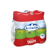 Pack de 6 Botellas de Leche Entera Asturiana 1.5L