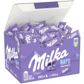 Mini Chocolatinas Milka Naps de Chocolate con Leche, 355 Ud.