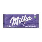 Chocolate con Leche de los Alpes Milka, 125 g
