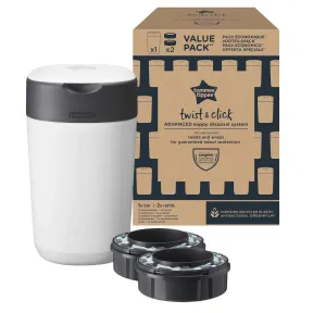 Contenedor Twist & Click para pañales Tommee Tippee con recambios