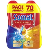 Detergente Todo en 1 Somat Excellence Duo Gel Frescor 140 lavados