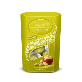 Bombones LINDOR de Chocolate con Pasta de Pistacho 200g