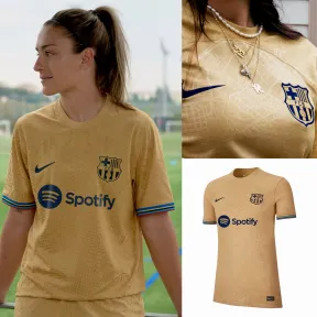 Camiseta Away FCB 2223 para Mujer - NIKE Tallas XS, S, M