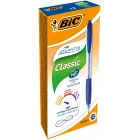 Bolígrafos Retráctiles Azul BIC Atlantis Soft - Caja 12 Unidades