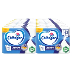 Papel de Cocina Colhogar Adapt 14x3 - 42 Rollos Absorbentes