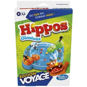 Juego Portátil Hippos Gloutons para 2 Jugadores, Edición Viajes