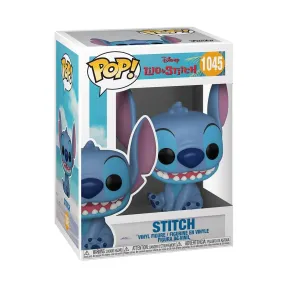 Smiling Seated Stitch - Figura de Vinilo Coleccionable Disney