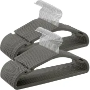 Perchas SONGMICS Antideslizantes de Terciopelo - Pack 50 unidades