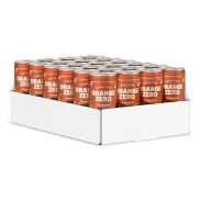 24 latas de 330ml de Orange Zero por 0,26 euros cada una