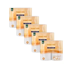 Maxi Toilet Roll by Amazon, 20 Rolls, 2-ply, Soft, FSC