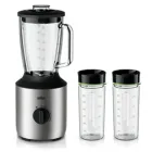 Batidora Braun JB 3272 SI PowerBlend 3 con botellas Smoothie2Go