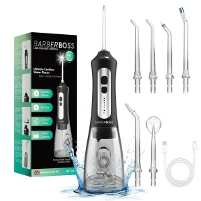 Kit de limpieza dental BarberBoss, Irrigador bucal eficaz