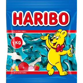 Delfines Azules Haribo - 1kg de diversión dulce