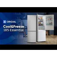 Frigorífico Essential White Cool&Freeze 185 Original