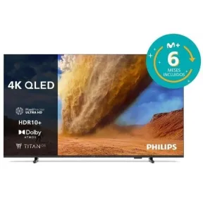 TV 75" Philips QLED 4K con Dolby Atmos y 6 meses gratis