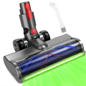 Cepillo Eléctrico LED Verde para Aspiradoras Dyson V8-V15