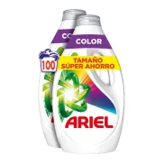 Detergente Líquido Ariel 100 Lavados, Cuidado del Color