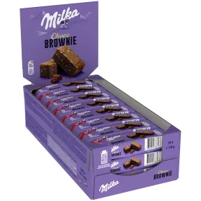Bizcocho de Chocolate con Trozos Milka, Pack de 24 unidades