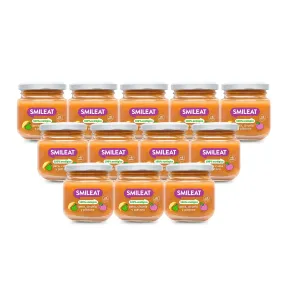Tarritos Ecológicos de Frutas Smileat para Bebés 4+ Meses